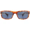 Moncler Rectangle|Moncler^Sunglasses ML0114 53V Havana Blue
