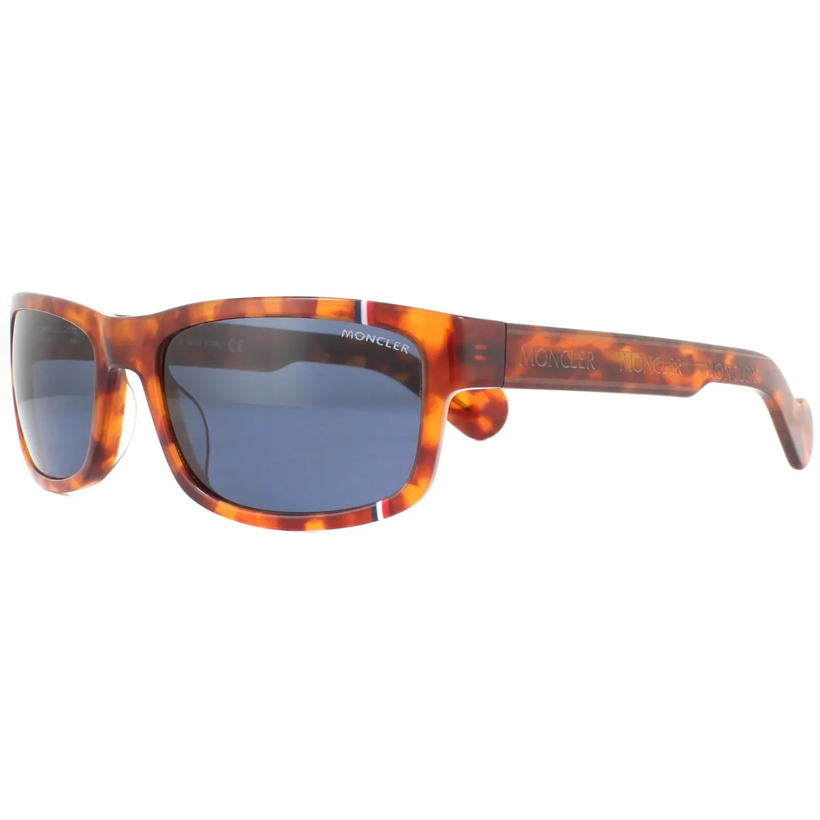 Moncler Rectangle|Moncler^Sunglasses ML0114 53V Havana Blue