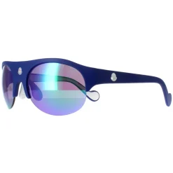 Moncler Semi Rimless|Moncler^Sunglasses ML0050 92X Blue Green Mirror