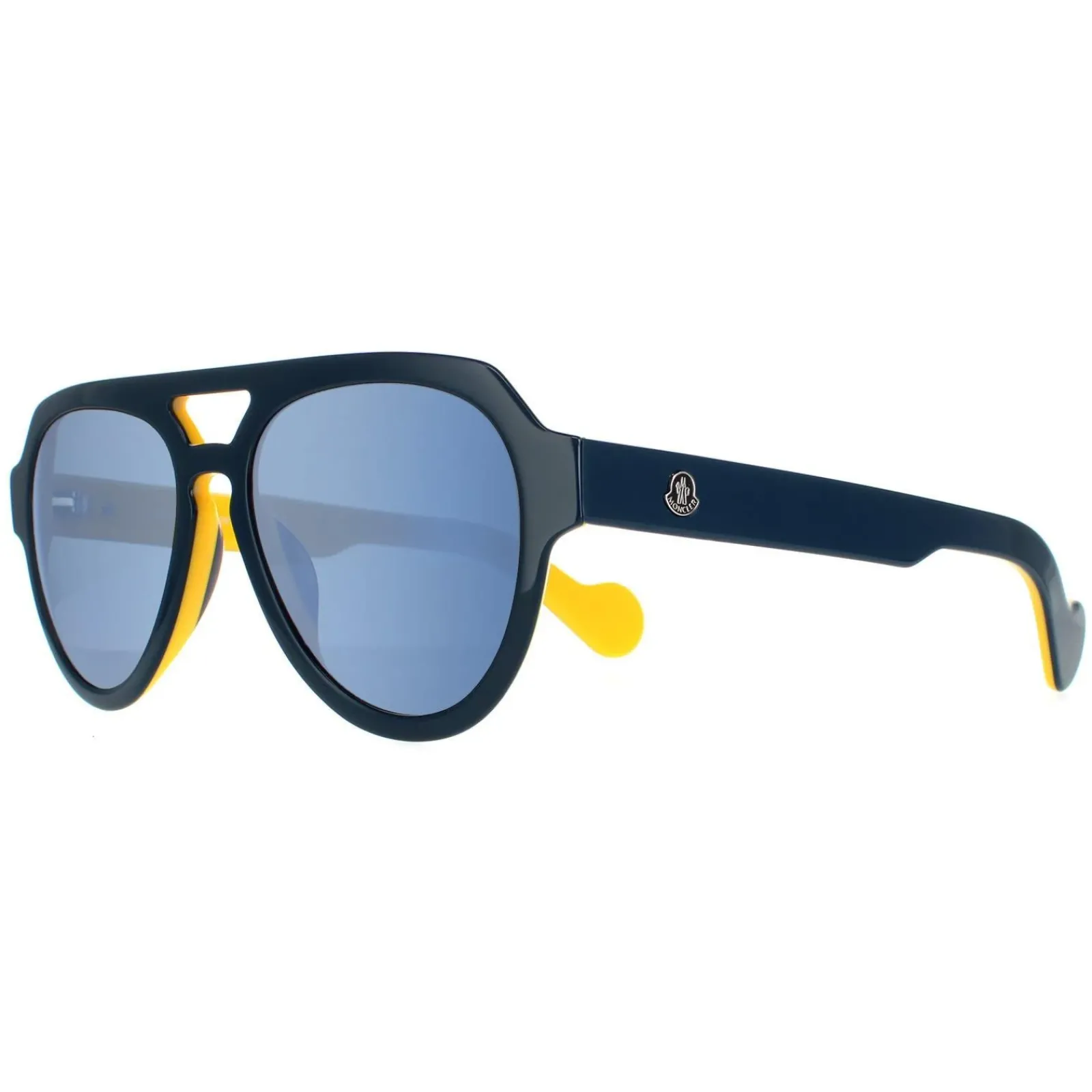 Moncler Moncler^Sunglasses ML0094 92X Blue Yellow Blue Mirror