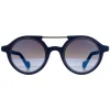 Moncler Moncler^Sunglasses ML0083 91X Dark Blue Blue Mirror
