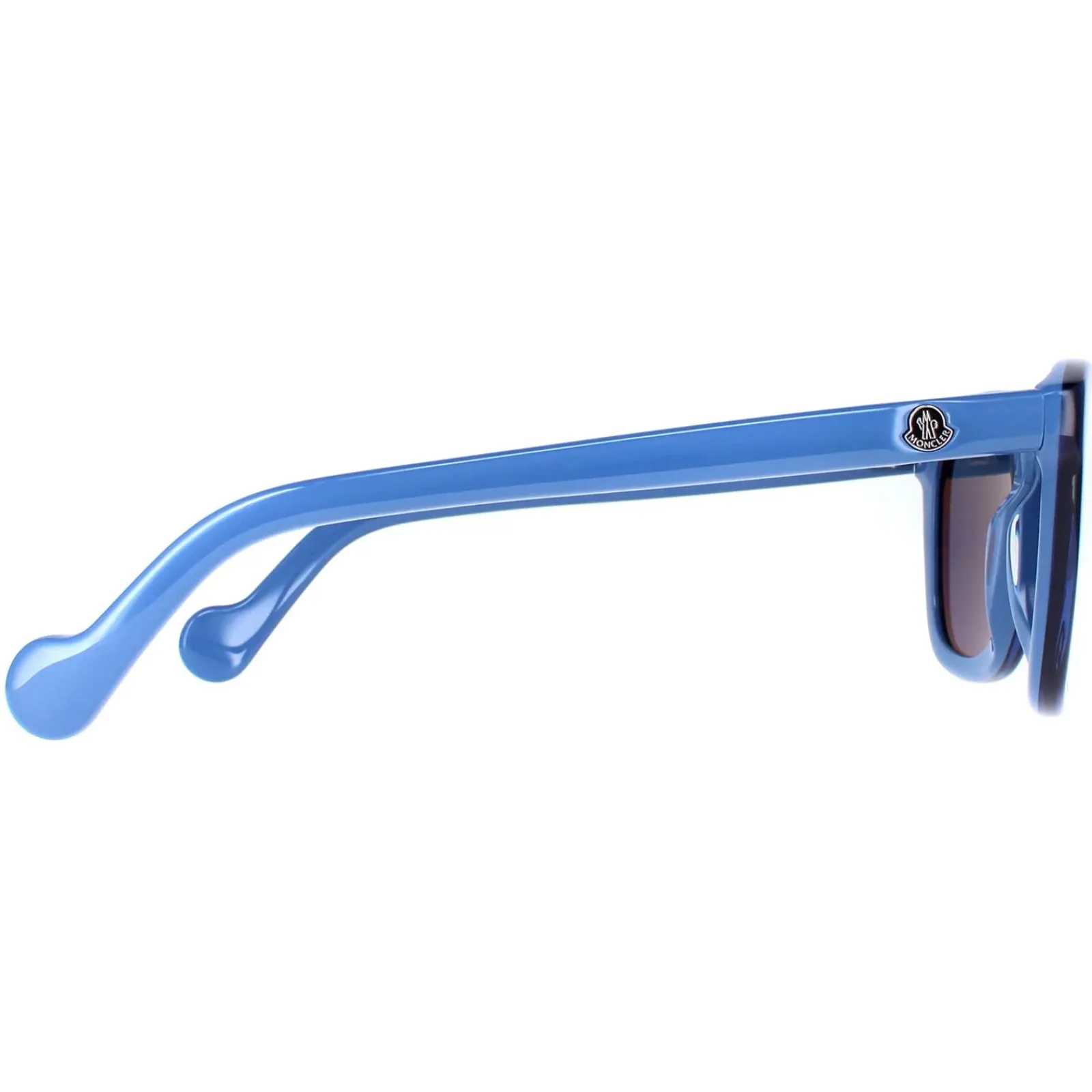 Moncler Round|Moncler^Sunglasses ML0118 92X Shiny Royal Blue Blue Mirror