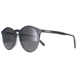 Moncler Moncler^Sunglasses ML0213-F 01D Shiny Transparent Dark Grey Smoke Pola