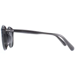 Moncler Moncler^Sunglasses ML0213-F 01D Shiny Transparent Dark Grey Smoke Pola