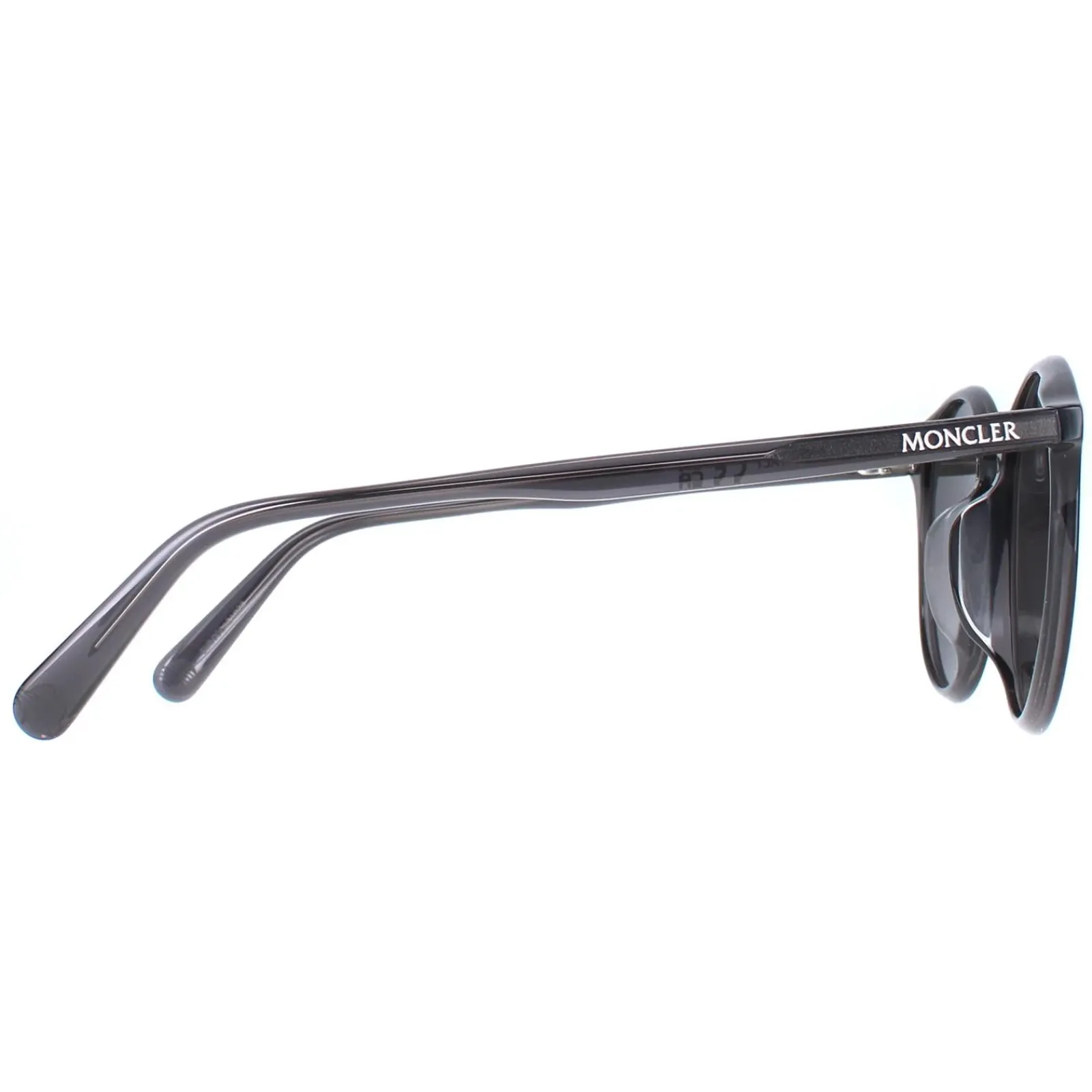 Moncler Moncler^Sunglasses ML0213-F 01D Shiny Transparent Dark Grey Smoke Pola