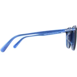 Moncler Moncler^Sunglasses ML0189-F 92D Shiny Black Blue Polarized