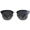 Moncler Moncler^Sunglasses ML0112-K 01A Shiny Black Gold Dark Grey