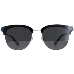 Moncler Moncler^Sunglasses ML0112-K 01A Shiny Black Gold Dark Grey