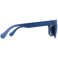 Moncler Moncler^Sunglasses ML0164-K 91C Matte Blue Blue Mirror