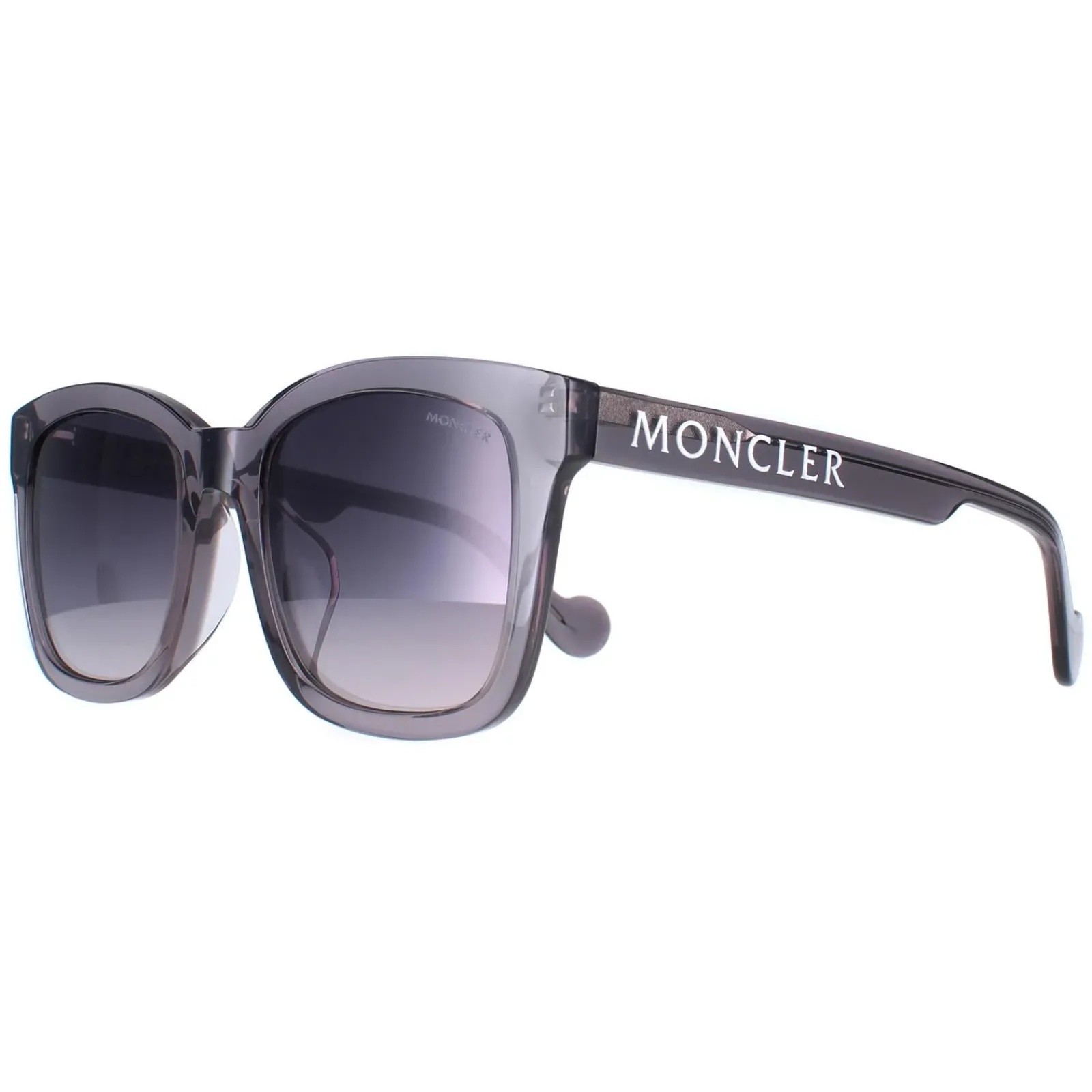 Moncler Moncler^Sunglasses ML0113-K 20C Shiny Transparent Grey Grey Gradient