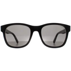 Moncler Square|Moncler^Sunglasses ML0250-P 01A Shiny Black Smoke Grey