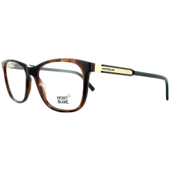 Mont Blanc Square^Glasses Frames MB0631 A56 Havana Gold
