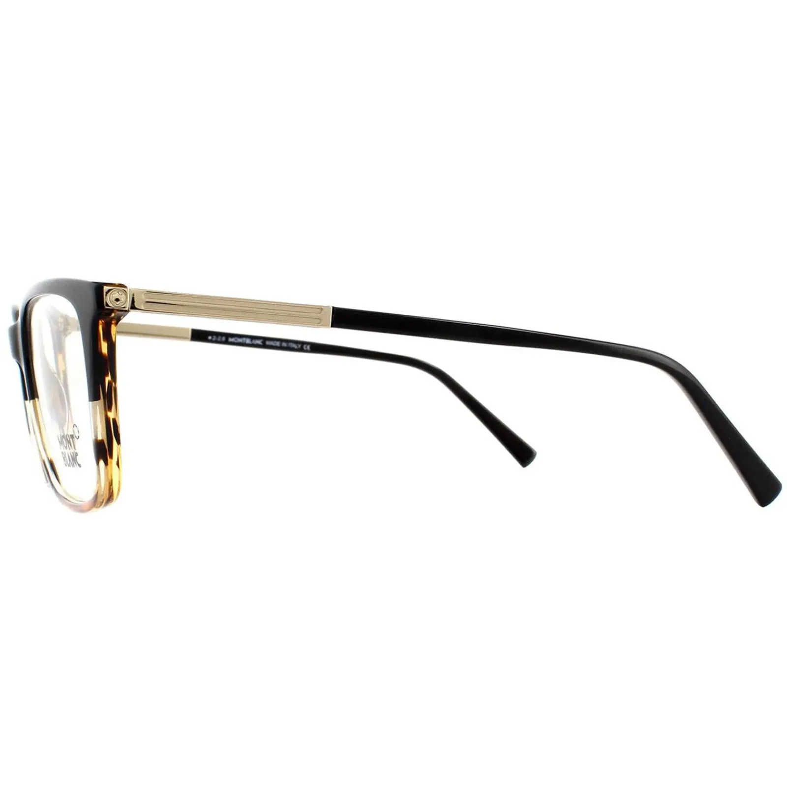 Mont Blanc Square^Glasses Frames MB0544 005 Black Havana 54mm
