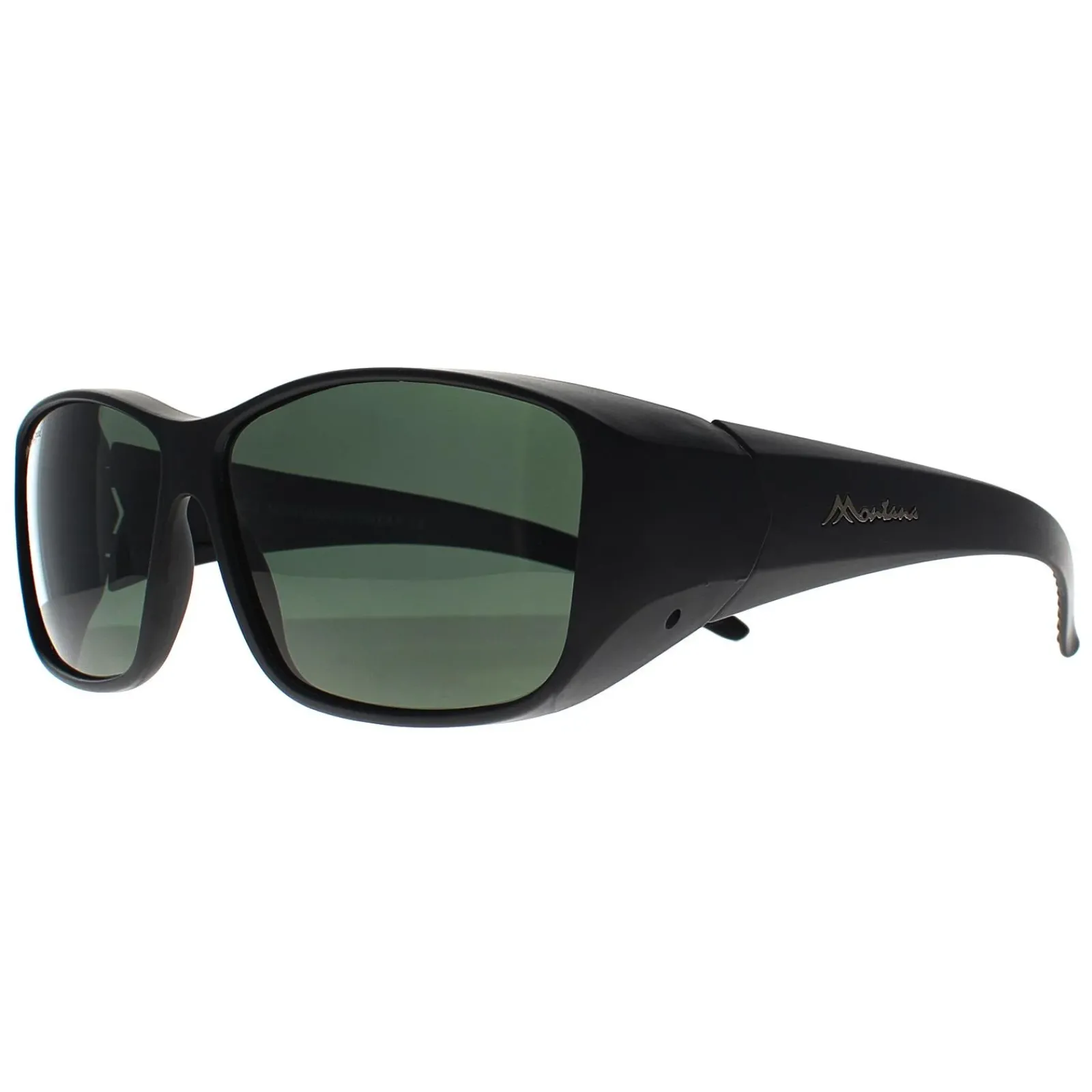 Montana Polarised|Rectangle^Fit Over Glasses Sunglasses FO4 A Matte Black G15 Polarized