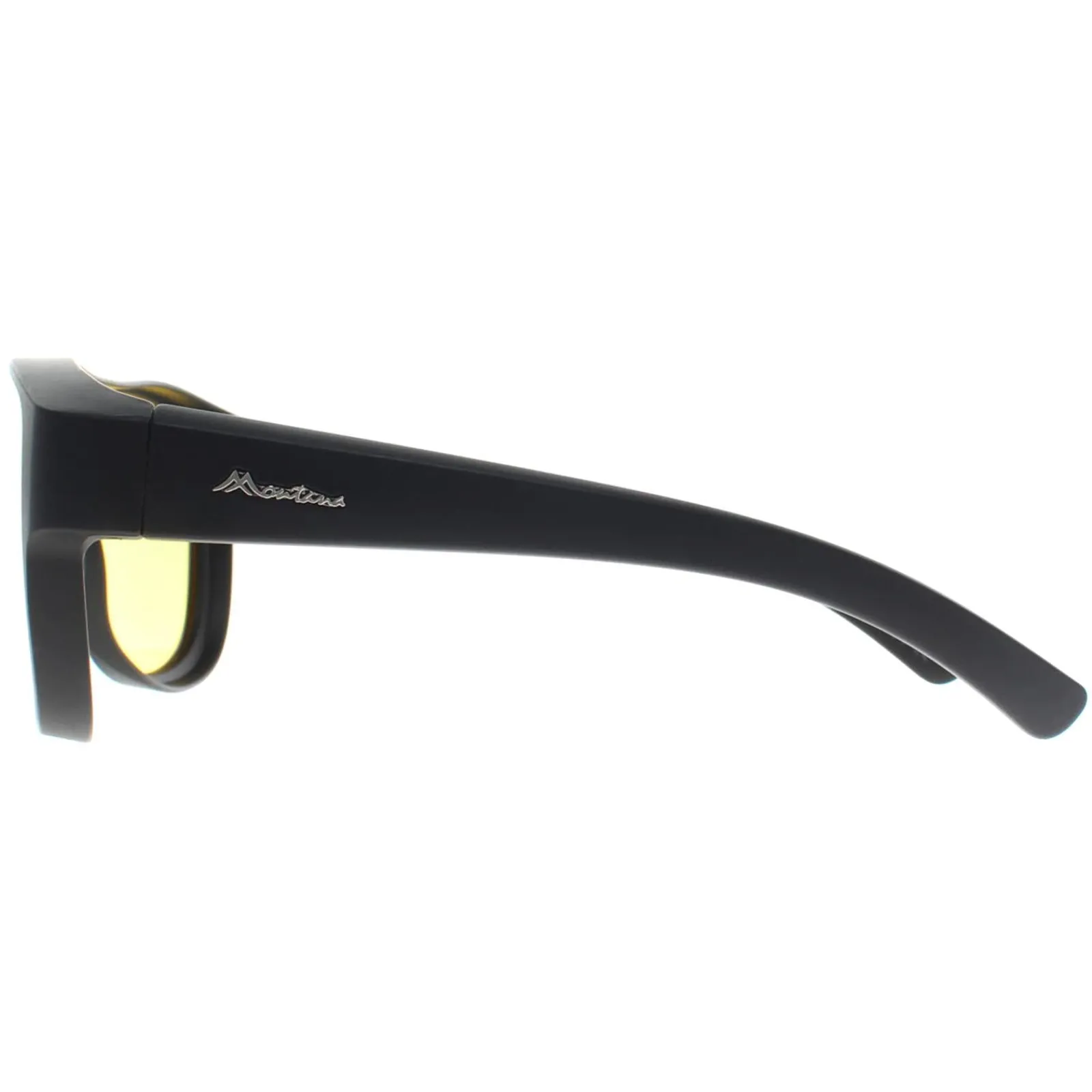 Montana Polarised|Aviator^Fit Over Glasses Night Driving Sunglasses FO6 C Matte Black Ye
