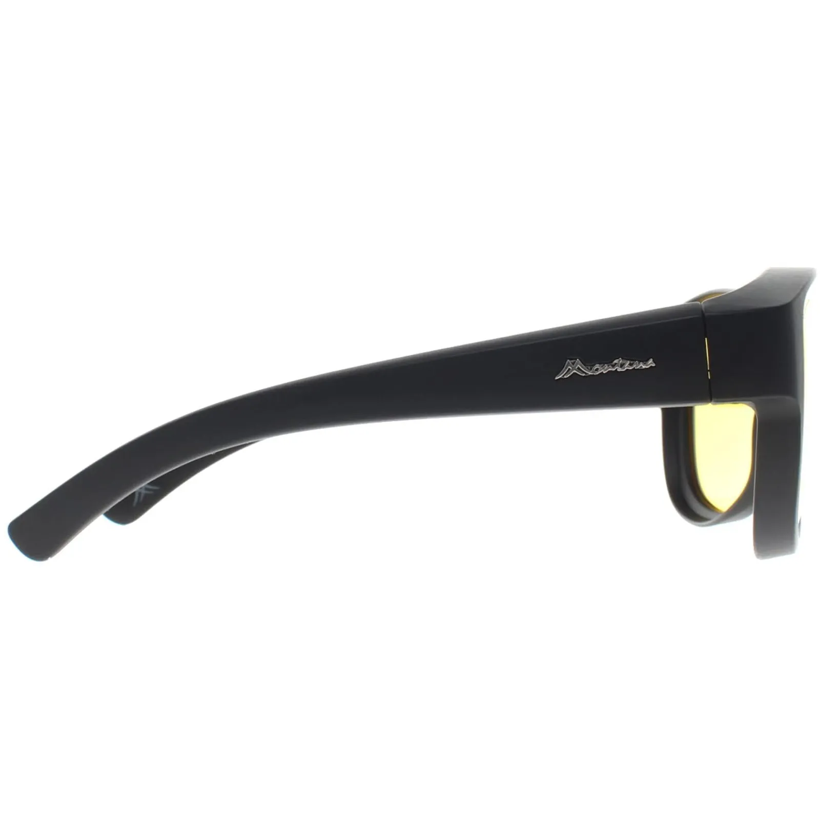 Montana Polarised|Aviator^Fit Over Glasses Night Driving Sunglasses FO6 C Matte Black Ye