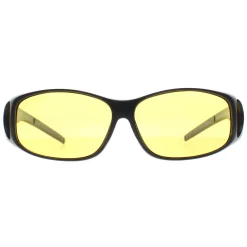 Montana Polarised|Rectangle^Fit Over Glasses Night Driving Sunglasses MFO1 F Matte Black Y