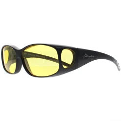 Montana Polarised|Rectangle^Fit Over Glasses Night Driving Sunglasses MFO1 F Matte Black Y