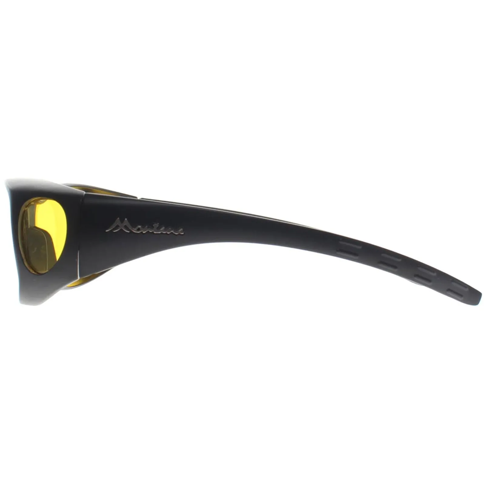 Montana Polarised|Rectangle^Fit Over Glasses Night Driving Sunglasses MFO1 F Matte Black Y