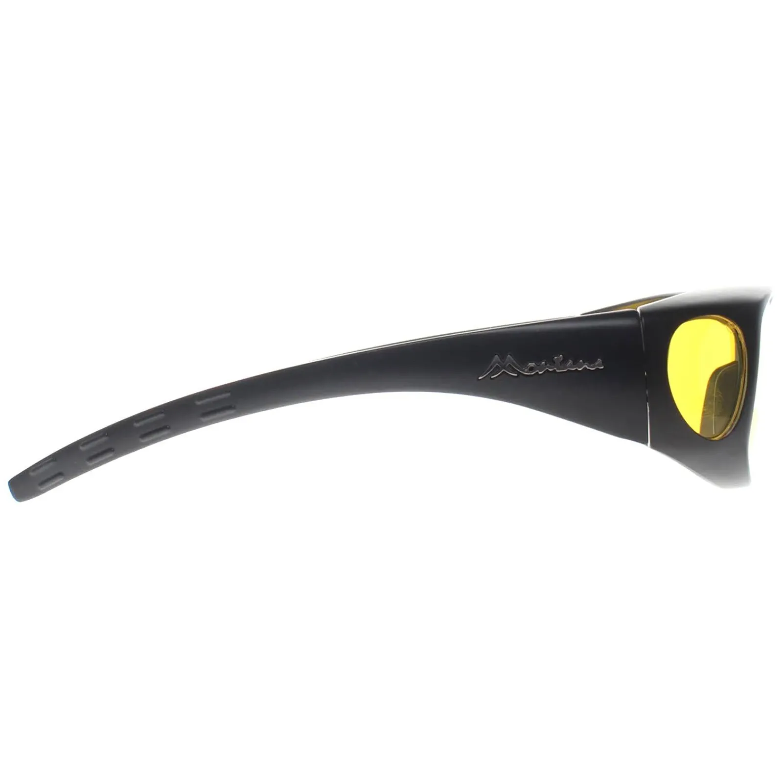 Montana Polarised|Rectangle^Fit Over Glasses Night Driving Sunglasses MFO1 F Matte Black Y