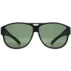Montana Polarised|Aviator^Fit Over Glasses Sunglasses FO6 A Matte Grey G15 Polarized
