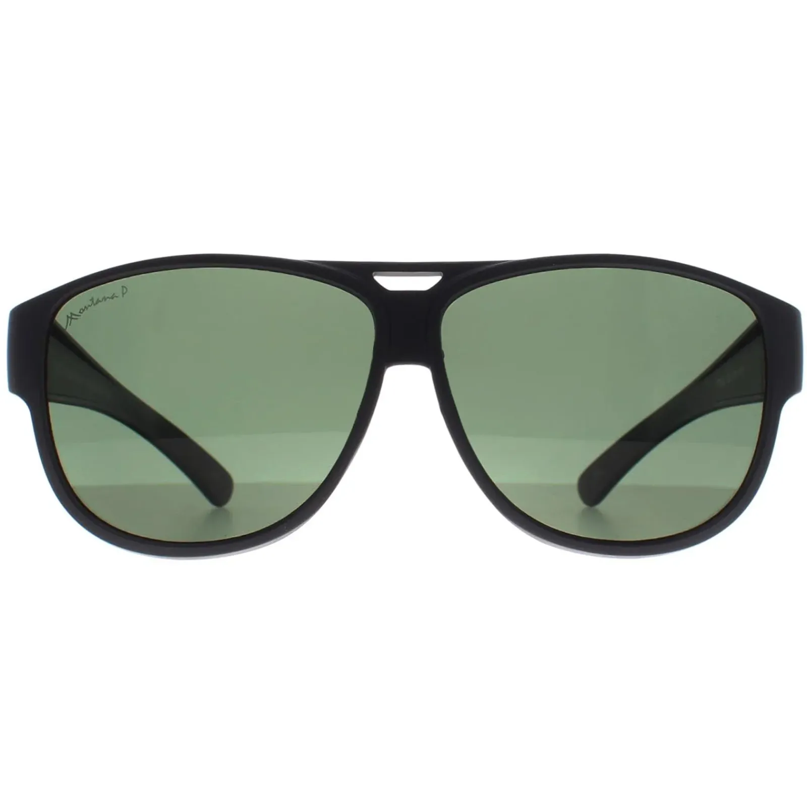 Montana Polarised|Aviator^Fit Over Glasses Sunglasses FO6 A Matte Grey G15 Polarized