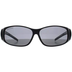 Montana Polarised|Rectangle^Fit Over Glasses Sunglasses MFO1 C Black Smoke Polarized