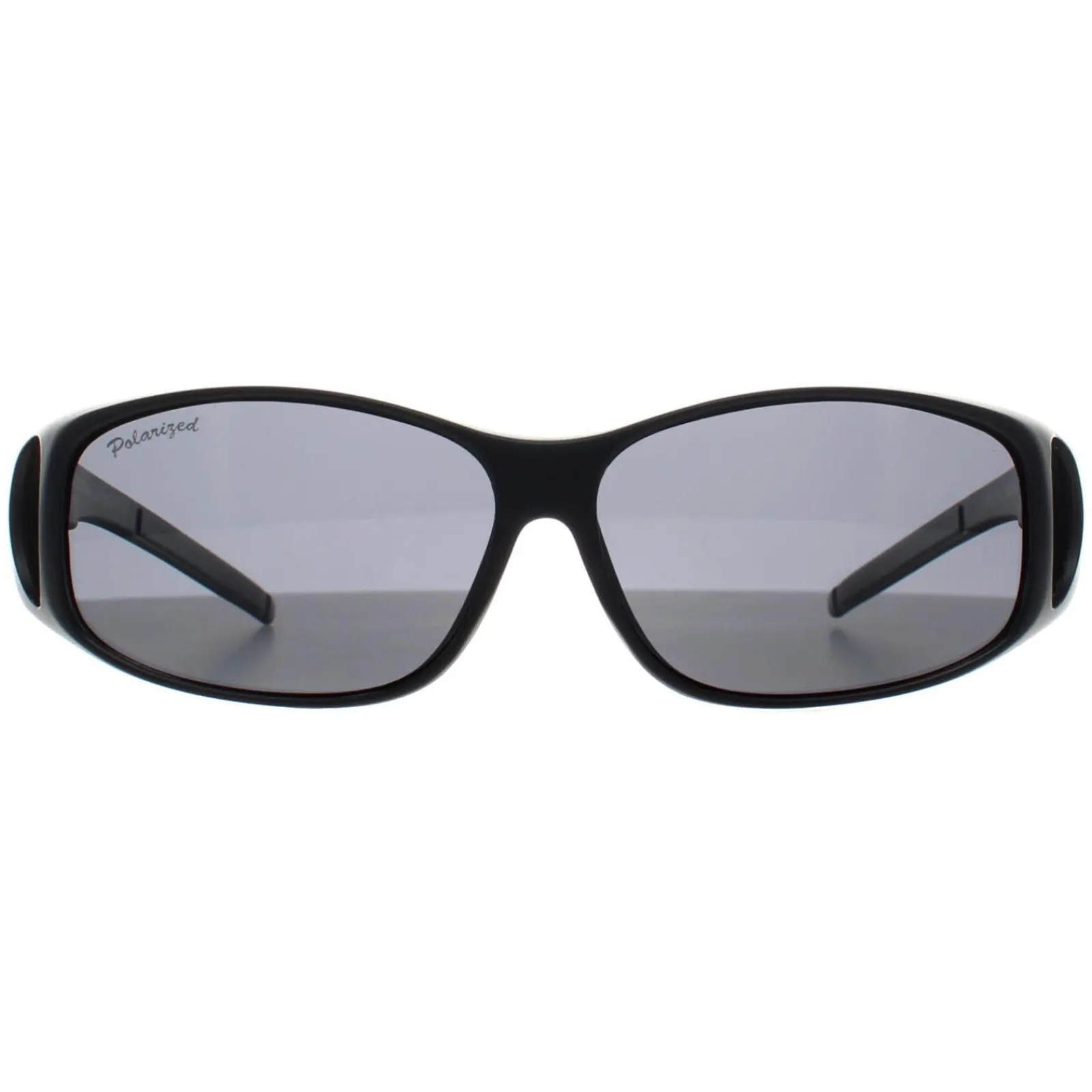 Montana Polarised|Rectangle^Fit Over Glasses Sunglasses MFO1 C Black Smoke Polarized