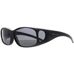 Montana Polarised|Rectangle^Fit Over Glasses Sunglasses MFO1 C Black Smoke Polarized