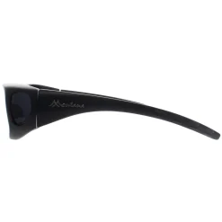 Montana Polarised|Rectangle^Fit Over Glasses Sunglasses MFO1 C Black Smoke Polarized