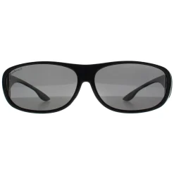 Montana Polarised|Rectangle^Fit Over Glasses Sunglasses FO2 E Shiny Black Smoke Polarized