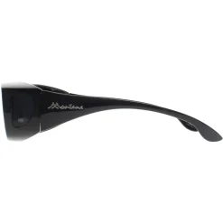 Montana Polarised|Rectangle^Fit Over Glasses Sunglasses FO2 E Shiny Black Smoke Polarized