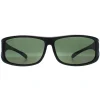 Montana Polarised|Rectangle^Fit Over Glasses Sunglasses FO5 A Matte Black G15 Polarized