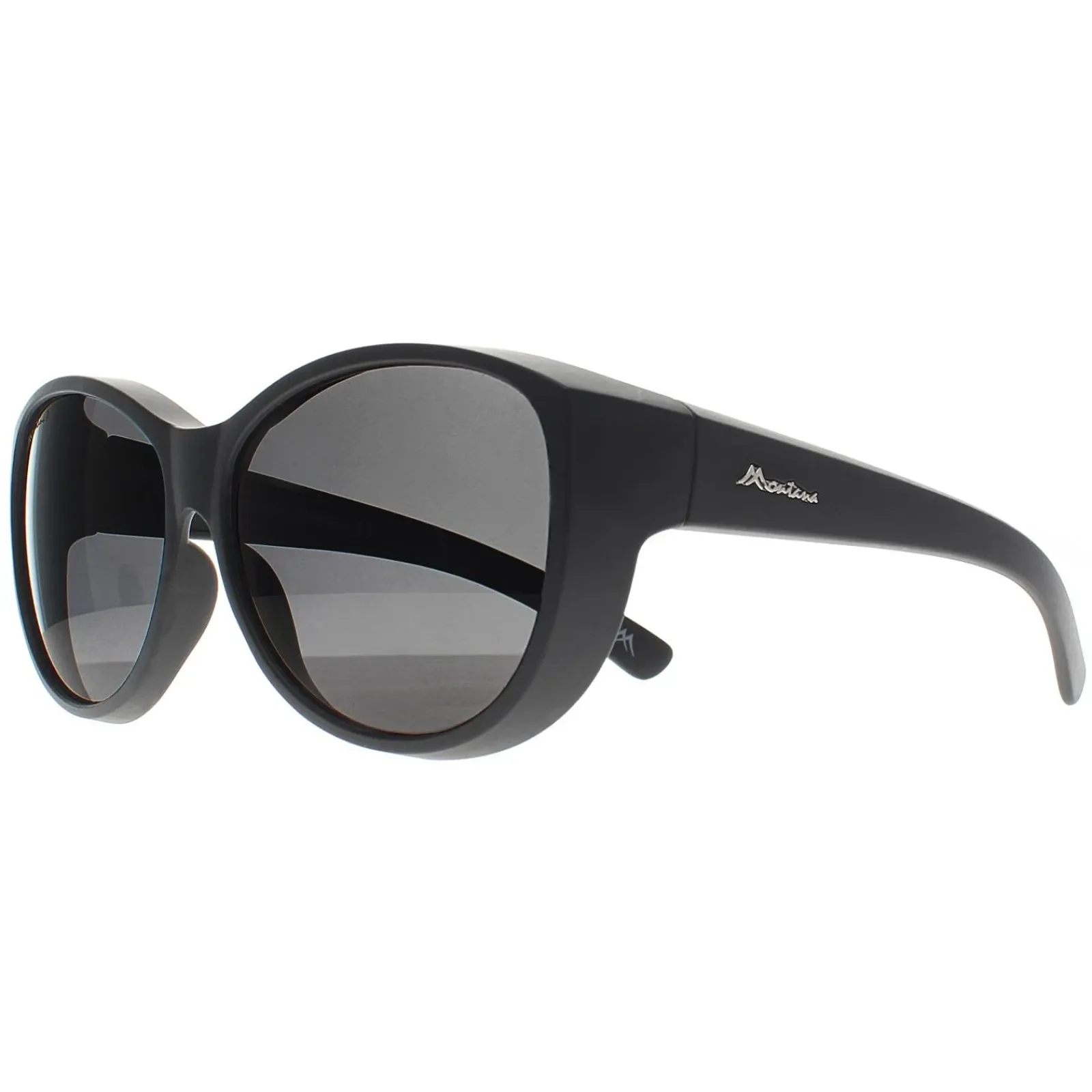 Montana Polarised|Butterfly^Fit Over Glasses Sunglasses FO8 Matte Black Smoke Polarized