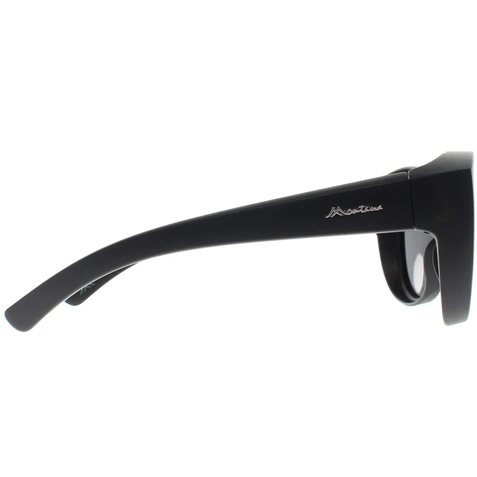 Montana Polarised|Butterfly^Fit Over Glasses Sunglasses FO8 Matte Black Smoke Polarized