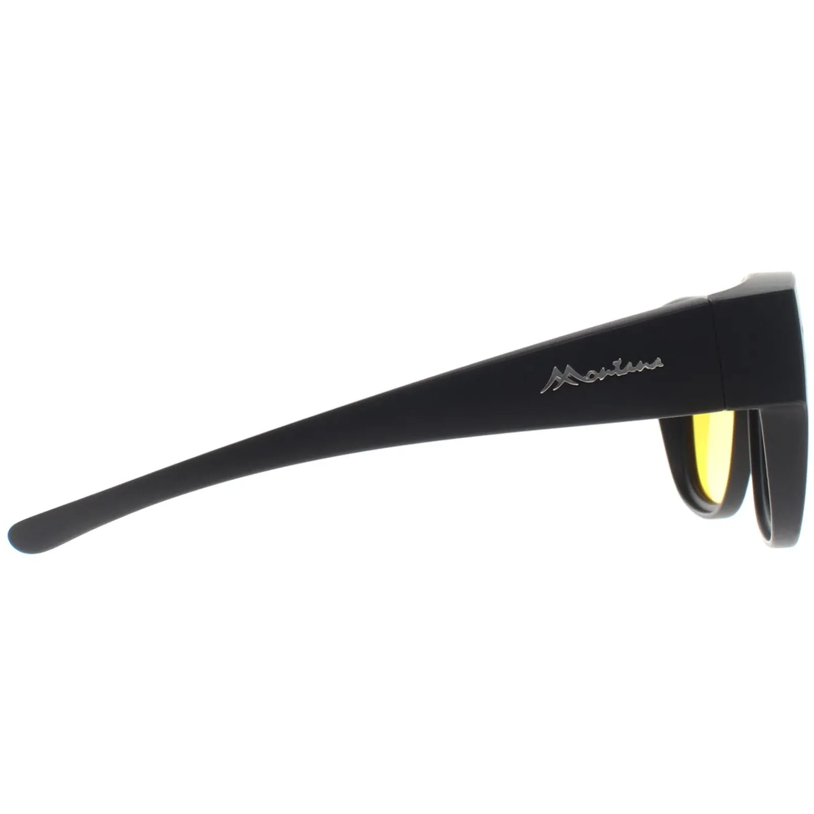 Montana Square|Polarised^Fit Over Glasses Night Driving Sunglasses FO6 C Matte Black Ye