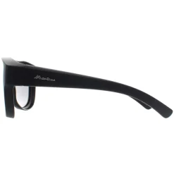 Montana Polarised|Aviator^Fit Over Glasses Sunglasses FO6 Matte Black Smoke Polarized