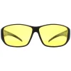 Montana Polarised|Rectangle^Fit Over Glasses Night Driving Sunglasses FO4 H Matte Black Ye