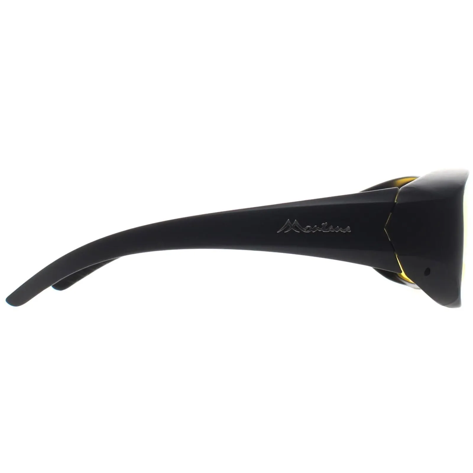 Montana Polarised|Rectangle^Fit Over Glasses Night Driving Sunglasses FO4 H Matte Black Ye