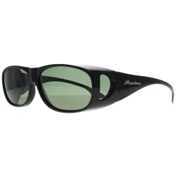 Montana Polarised|Rectangle^Fit Over Glasses Sunglasses FO2 D Shiny Black G15 Polarized