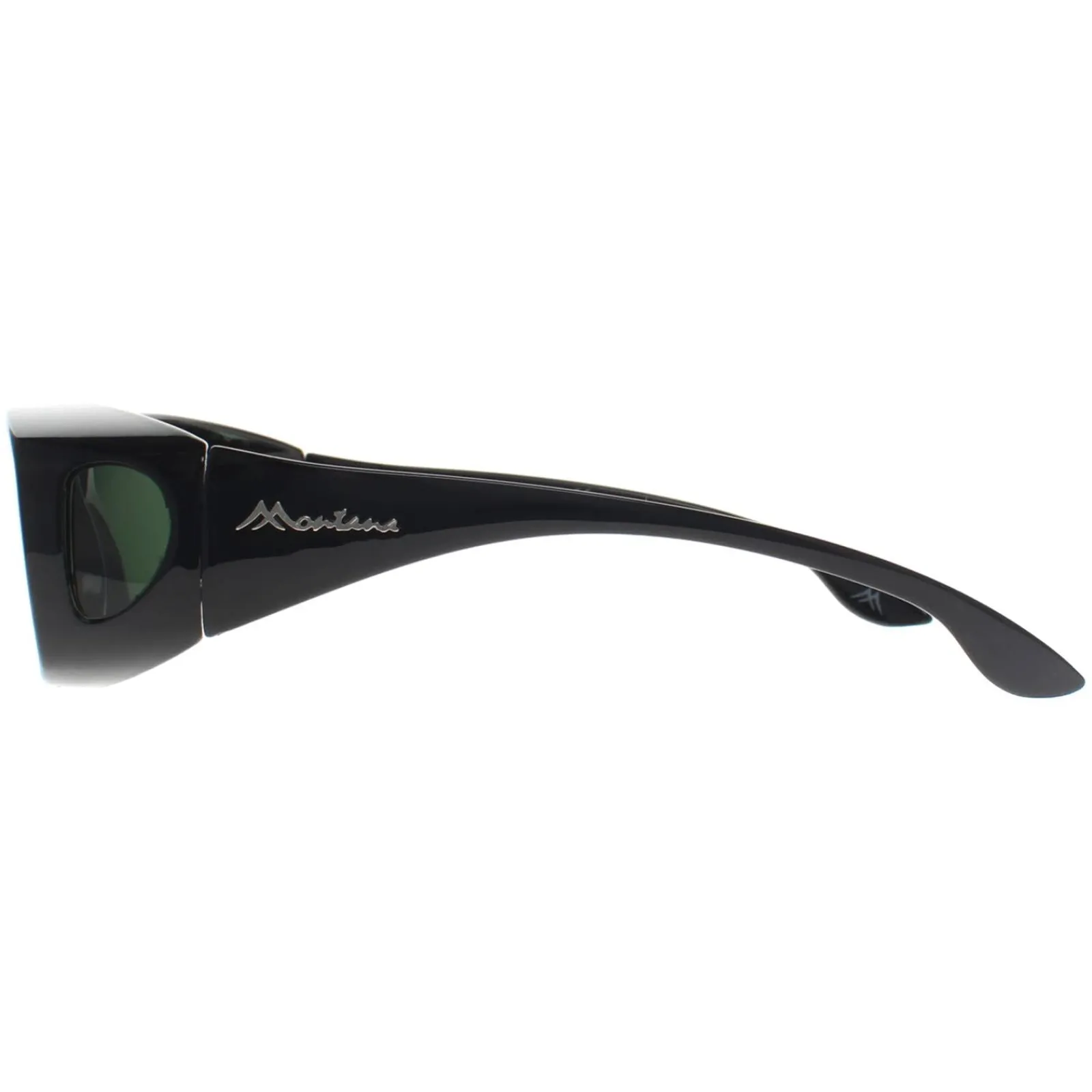 Montana Polarised|Rectangle^Fit Over Glasses Sunglasses FO2 D Shiny Black G15 Polarized