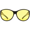 Montana Polarised|Butterfly^Fit Over Glasses Night Driving Sunglasses FO8 C Matte Black Ye