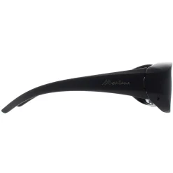 Montana Polarised|Rectangle^Fit Over Glasses Sunglasses FO4 Matte Black Smoke Polarized
