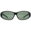 Montana Polarised|Rectangle^Fit Over Glasses Sunglasses MFO1 B Matte Black G15 Polarized