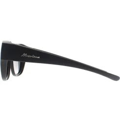 Montana Square|Polarised^Fit Over Glasses Sunglasses FO7 Matte Black Smoke Polarized