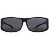 Montana Polarised|Rectangle^Fit Over Glasses Sunglasses FO5 Matte Black Smoke Polarized