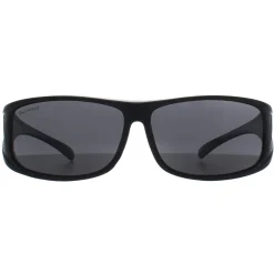 Montana Polarised|Rectangle^Fit Over Glasses Sunglasses FO5 Matte Black Smoke Polarized