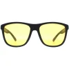 Montana Polarised|Rectangle^Night Driving Sunglasses MP199 D Black Yellow Polarized