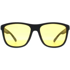 Montana Polarised|Rectangle^Night Driving Sunglasses MP199 D Black Yellow Polarized