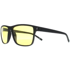 Montana Polarised|Rectangle^Night Driving Sunglasses MP198 D Black Yellow Polarized